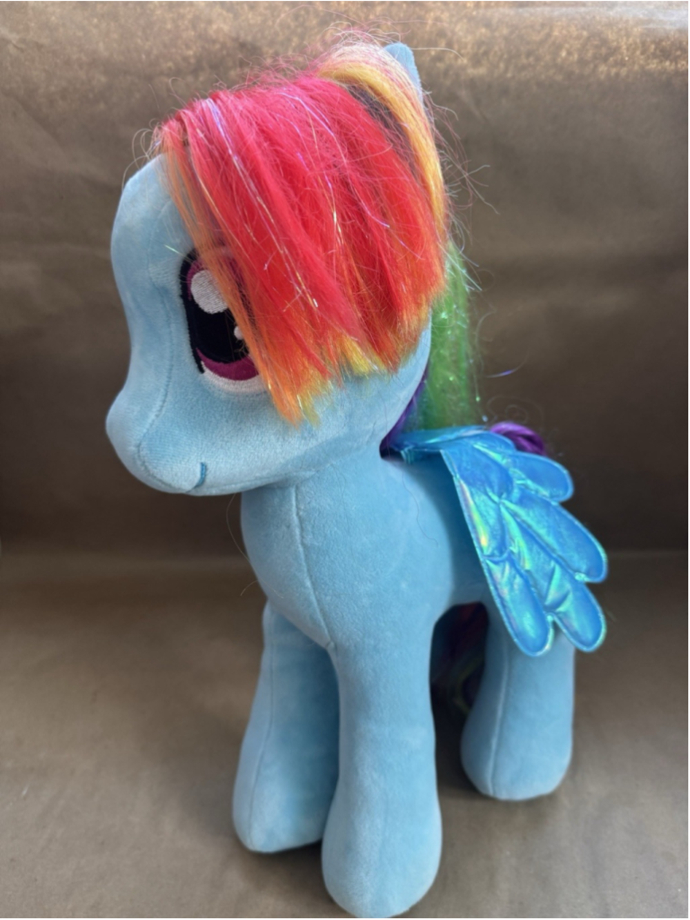 Ty My Little Pony 2016 Rainbow Dash Sparkle 16” Plush